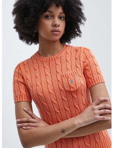 Polo Ralph Lauren pamut pulóver narancssárga, 211935306