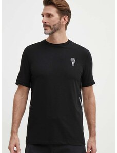 Karl Lagerfeld t-shirt fekete, férfi, nyomott mintás, 542221.755026