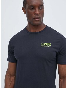 Under Armour t-shirt fekete, férfi, nyomott mintás