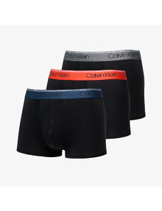 Boxeralsó Calvin Klein Low Rise Trunk 3-Pack Black