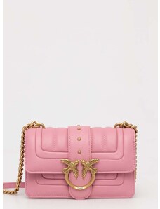 Pinko bőr táska rózsaszín, 102824 A1F1