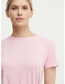 Guess t-shirt SKYLAR női, rózsaszín, V4GI09 J1314