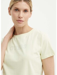 Guess t-shirt SKYLAR női, zöld, V4GI09 J1314