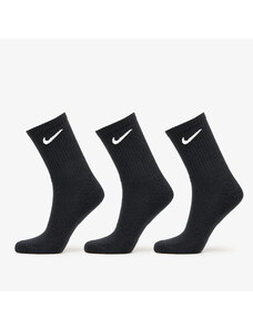Férfi zoknik Nike Everyday Cush 3-Pack Crew Socks Black/ White