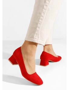 Zapatos Arola piros alacsony sarkú körömcipők