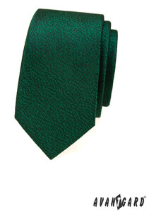 Avantgard Zöld keskeny nyakkendő foltos mintával