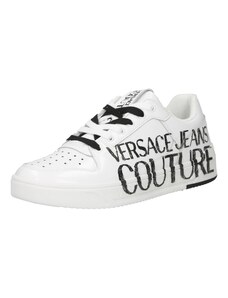 Versace Jeans Couture Rövid szárú sportcipők 'STARLIGHT' fekete / fehér