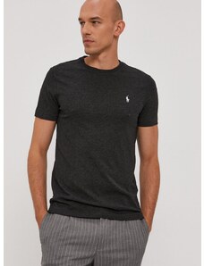 Polo Ralph Lauren t-shirt fekete, férfi, sima