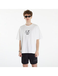 Férfi póló C.P. Company Short SleeveT-Shirt Gauze White