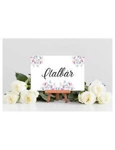 Personal Esküvői információs kártyák - Tavaszi rét 5 db