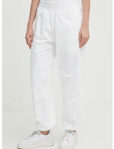 Calvin Klein Jeans melegítőnadrág fehér, sima, J20J223273