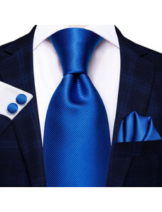 ÚRIDIVAT Selyem nyakkendő szett (kék) Nr.1