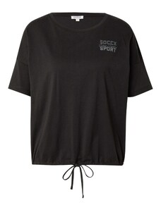Soccx Oversize póló szürke / fekete