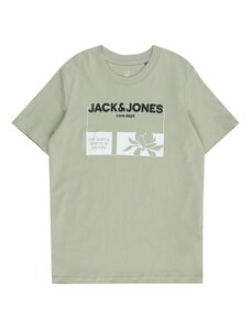 Jack & Jones Junior Póló pasztellzöld / fekete / fehér