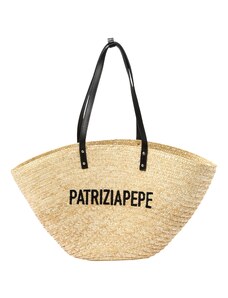 PATRIZIA PEPE Shopper táska homok / fekete