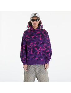 Férfi kapucnis pulóver A BATHING APE Color Camo Shark Pullover Hoodie Purple
