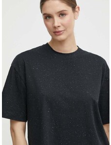 Hummel t-shirt Ultra Boxy női, fekete