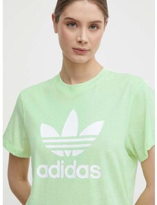 adidas Originals t-shirt női, zöld, IN8436