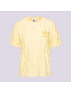 Adidas Póló 3 Stripe Tee Női Ruházat Póló IT9869 Sárga