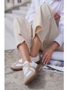 Ideal Bézs-fehér alacsony szárú tornacipő Oline