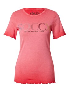 Soccx Póló 'HOLLY' rózsaszín / világos-rózsaszín / fekete