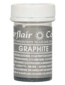 Sugarflair Colours Gél festék Graphite - Grafit 25 g