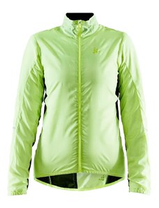 Women's cycling jacket CRAFT Essence Light Wind yellow, XS