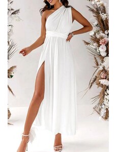 Catwalker Hosszú elegáns ruha csodás fehér maxi