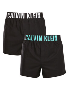 2PACK fekete Calvin Klein férfi klasszikus boxeralsó