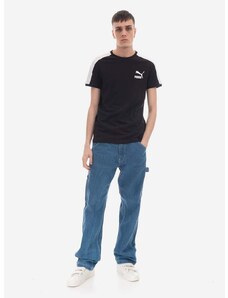 Puma t-shirt fekete, férfi, nyomott mintás, 535610