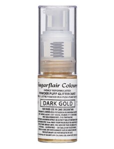 Sugarflair Colours Sötét arany ételfesték spray - Dark Gold