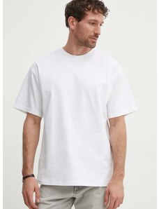 United Colors of Benetton pamut póló fehér, férfi, sima