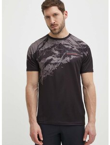 Rossignol sportos póló fekete, nyomott mintás, RLLMY02