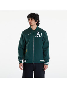 Férfi bomber Nike Men's AC Bomber Jacket Oakland Athletics Pro Green/ Pro Green/ White