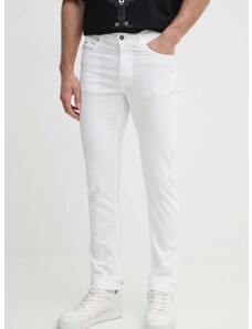 Karl Lagerfeld nadrág férfi, fehér, testhezálló, 542826.265840