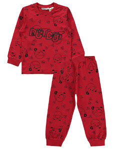 Civil Autós piros kisfiú pizsama (Méret 104-110)