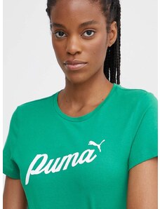 Puma pamut póló női, zöld, 679315