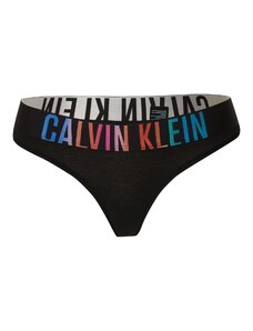 Calvin Klein Underwear String bugyik 'Intense Power Pride' azúr / lila / neonpiros / fekete