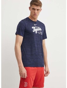 Nike t-shirt Detroit Tigers sötétkék, férfi, nyomott mintás