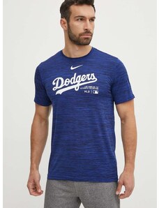 Nike t-shirt Los Angeles Dodgers férfi, nyomott mintás