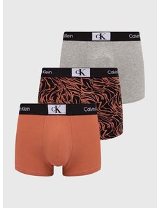 Calvin Klein Underwear boxeralsó 3 db barna, férfi