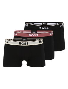 BOSS Black Boxeralsók 'Power' krém / burgundi vörös / fekete / fehér