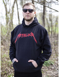Kapucnis pulóver férfi Metallica - SKULL SCREAMING 72 SEASONS - PLASTIC HEAD - PHDMTLHDBSKULLRED