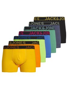 JACK & JONES Boxeralsók 'BILL' kék / sárga / narancs / fekete