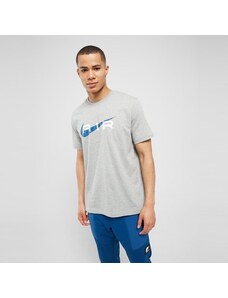 Nike Póló Swoosh Tee Dgh/blue Tee Férfi Ruhák Pólók FN7704-066 Szürke