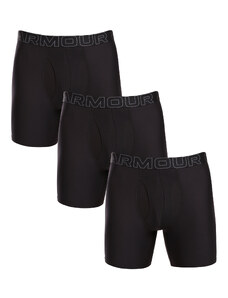3PACK Férfi boxeralsó Under Armour fekete