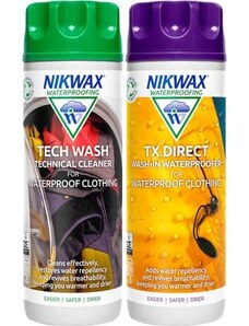 Nikwax 2 db készlet Twin Tech Wash / TX.Direct Wash-In 300ml