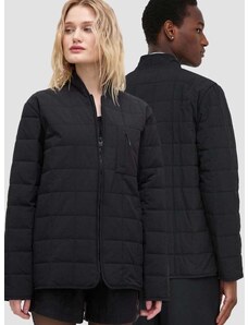 Rains rövid kabát 19400 Jackets fekete, átmeneti