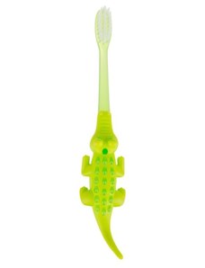 Gyermek fogkefe Akuku - Krokodil, zöld