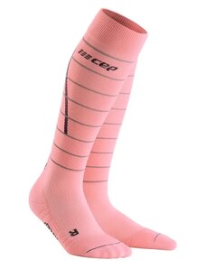Women's compression knee-high socks CEP Reflective light pink, II